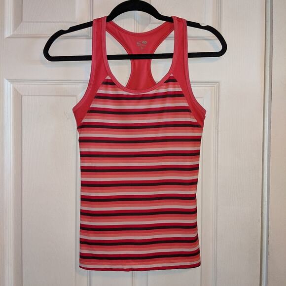 C9 by Champion Women's Pink Striped Active Tank Top S - Picture 1 of 12